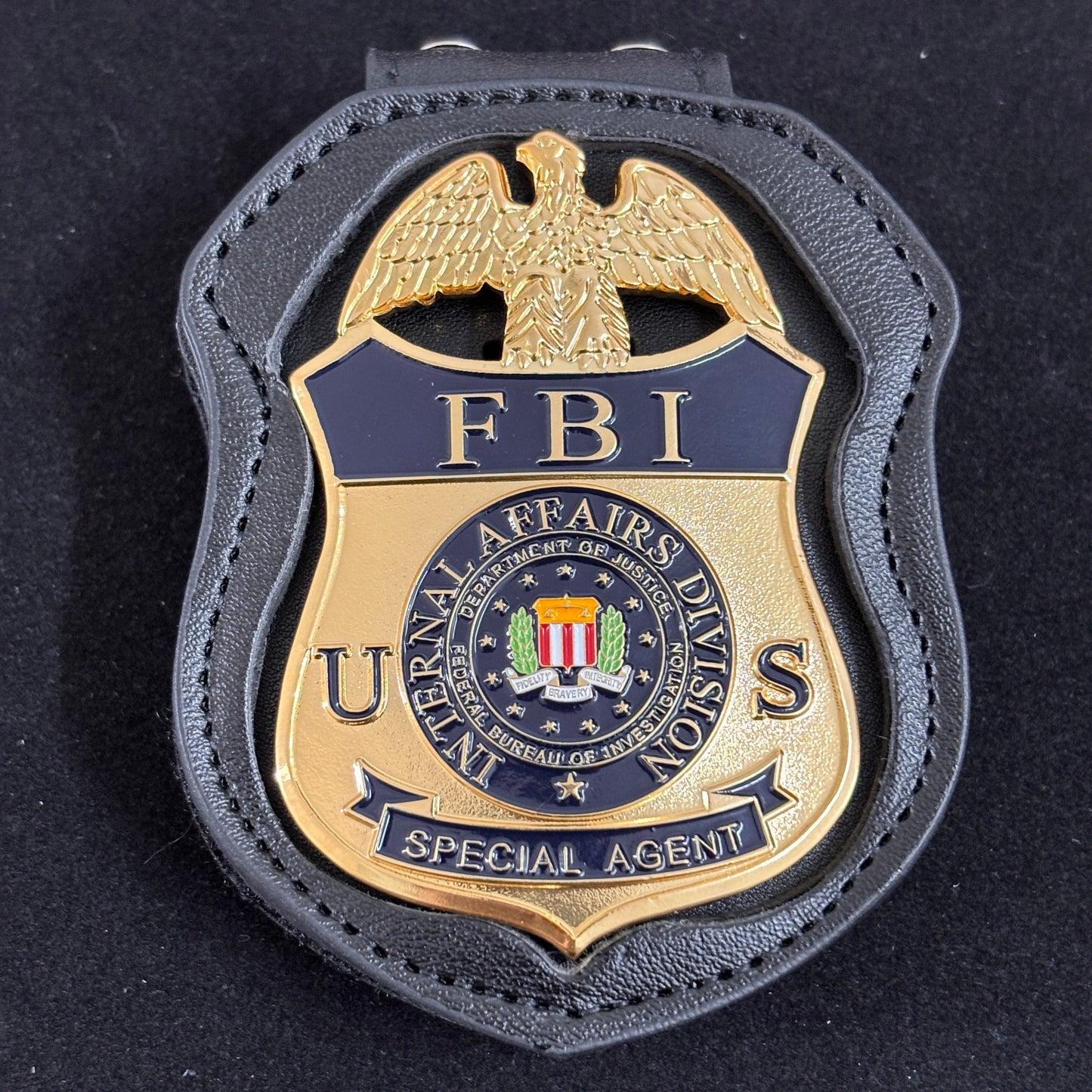 Réplique du badge d'agent spécial de la division des affaires internes du FBI américain, accessoires de cinéma