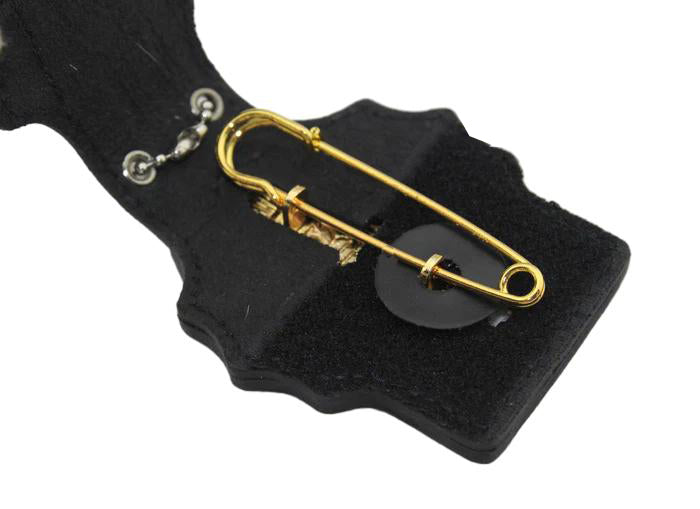 Étui/portefeuille en cuir véritable pour badge de détective du NYPD