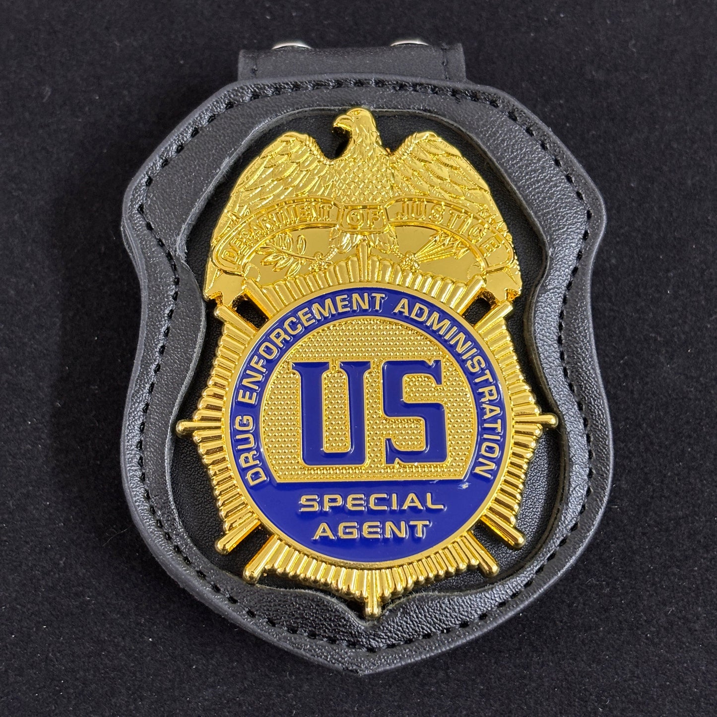 Réplique de l'insigne d'agent spécial de la DEA américaine, accessoire de film