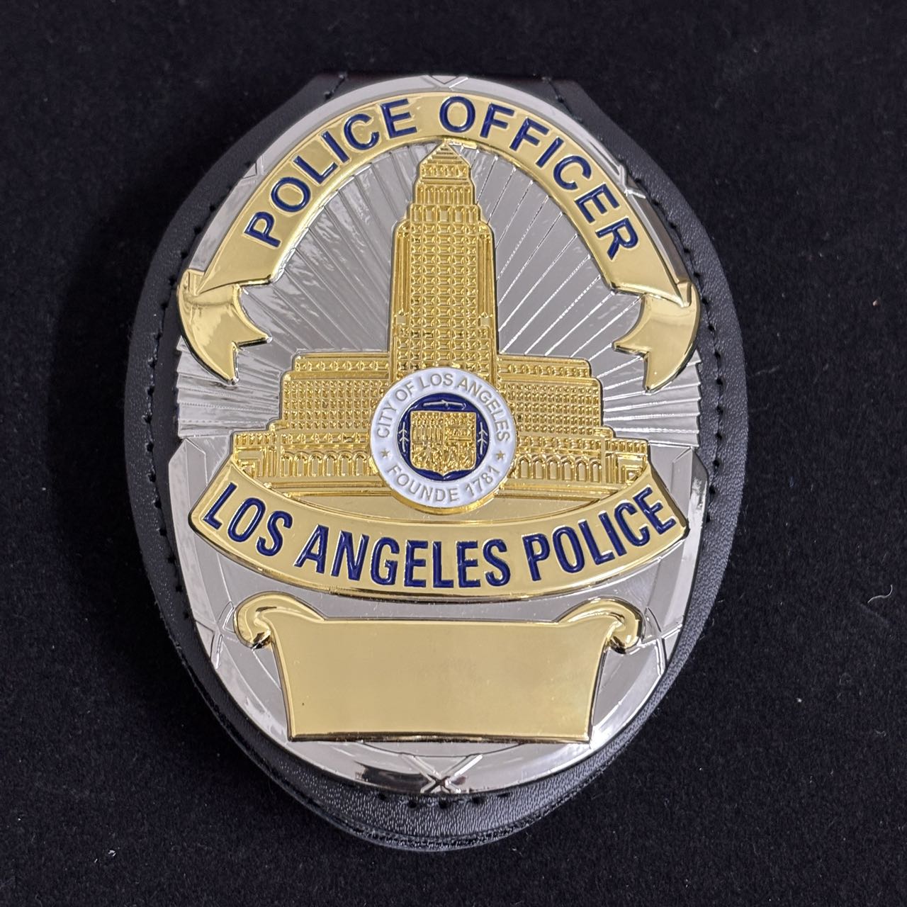 LAPD Los Angeles Polizei Büro Abzeichen anpassbare Nummer