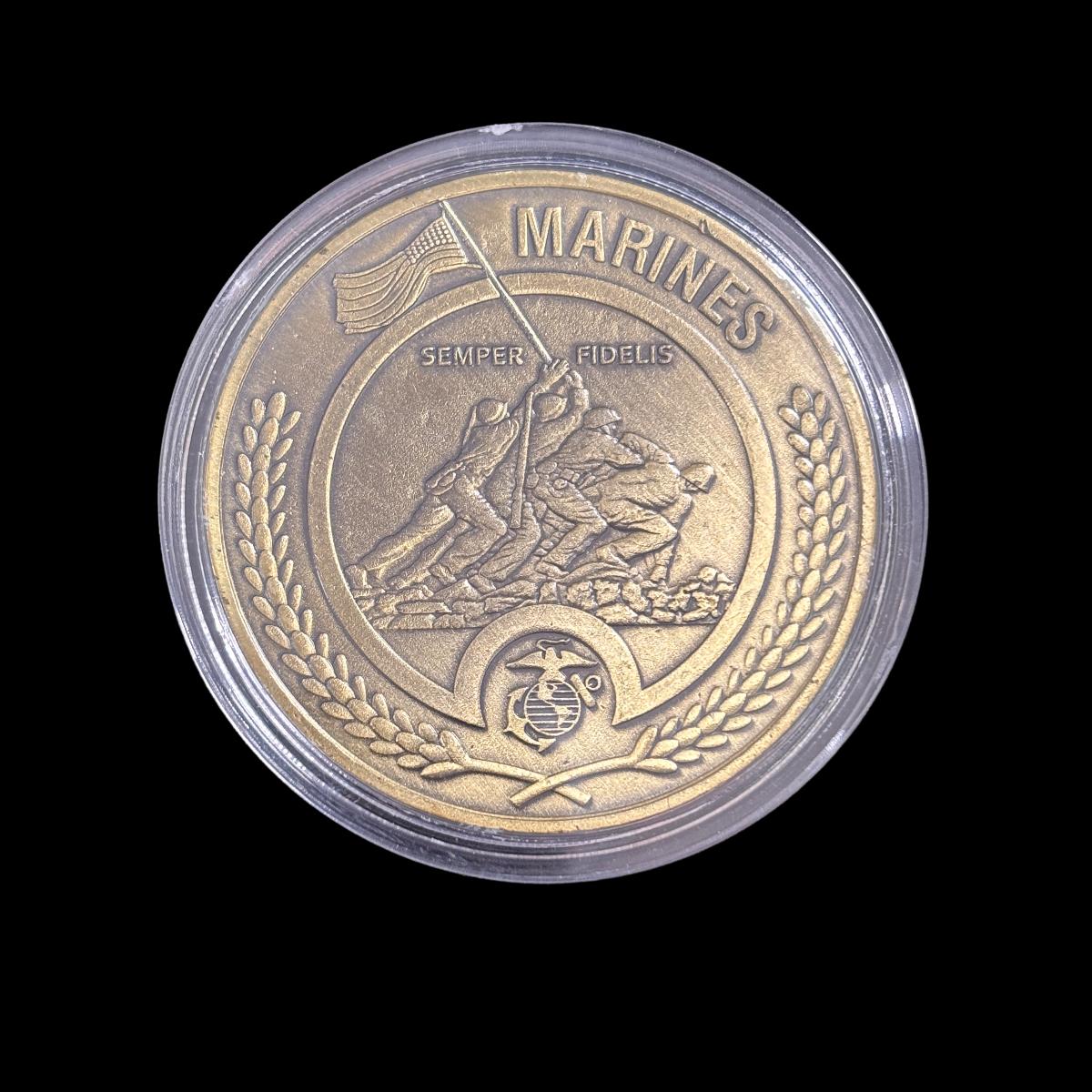 WE MAKE MARINES ALWAYS A MARINE Challenge Coin