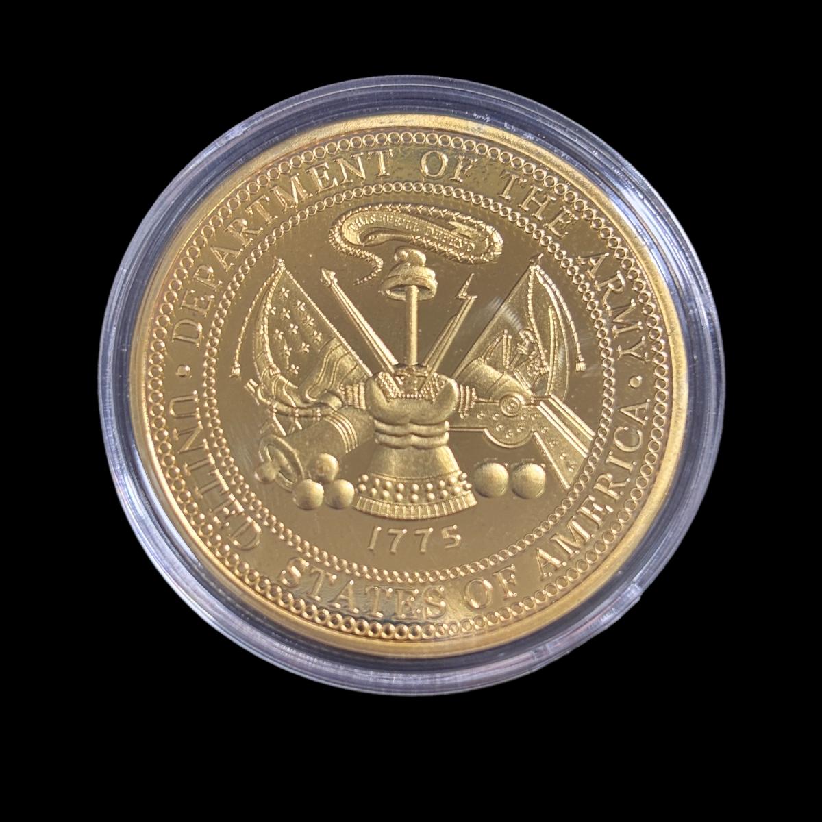 U.S. DEPT.OF THE ARMY 2ND INFANTRY DIVISION Challenge Coin