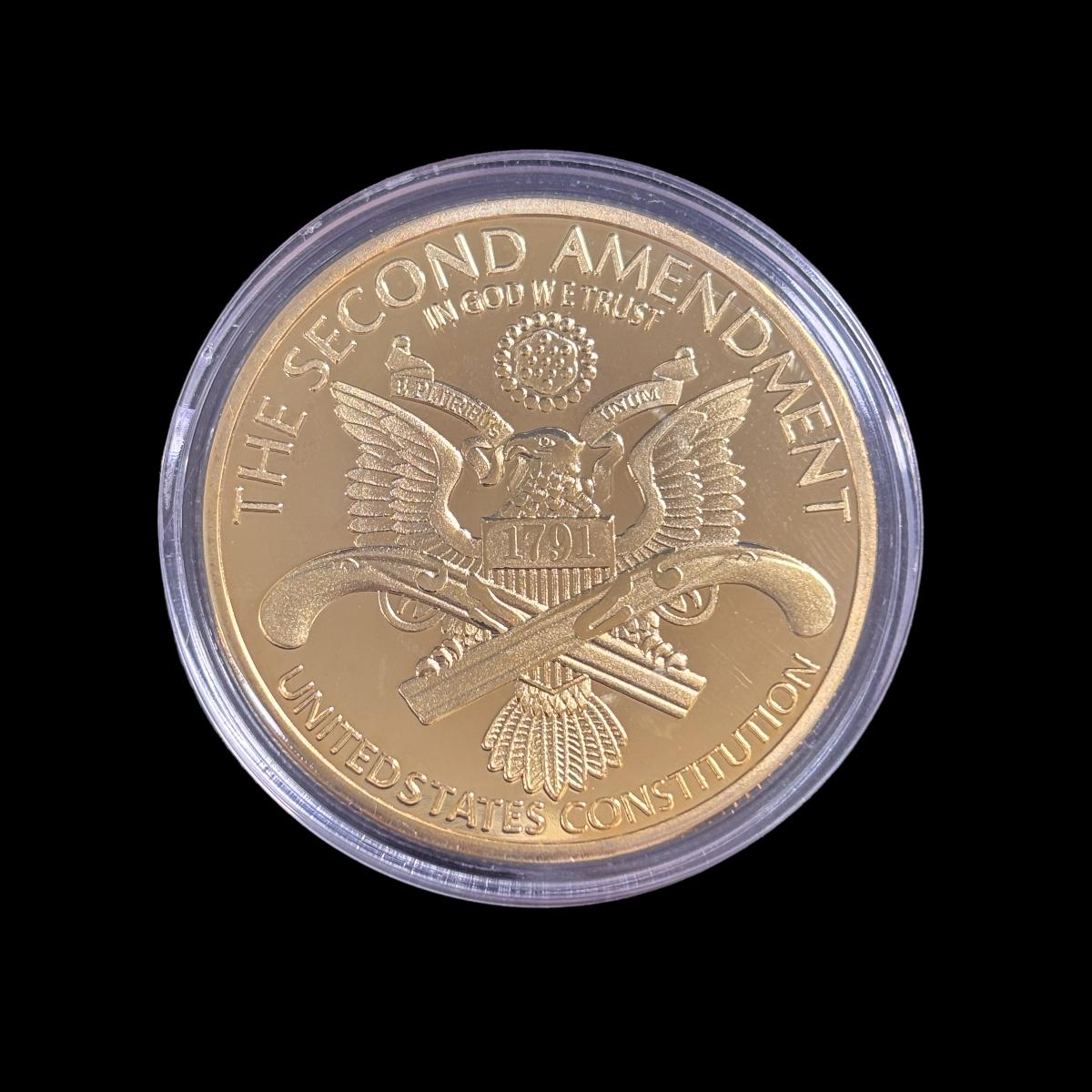 THE SECOND AMENDMENT UNITEDSTATES CONSTITUTION Challenge Coin