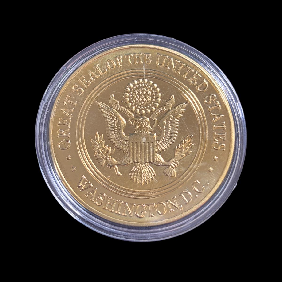 GREAT SEAL OF THE UNITED STATES WASHINGTON,D.C, ARMY Challenge Coin