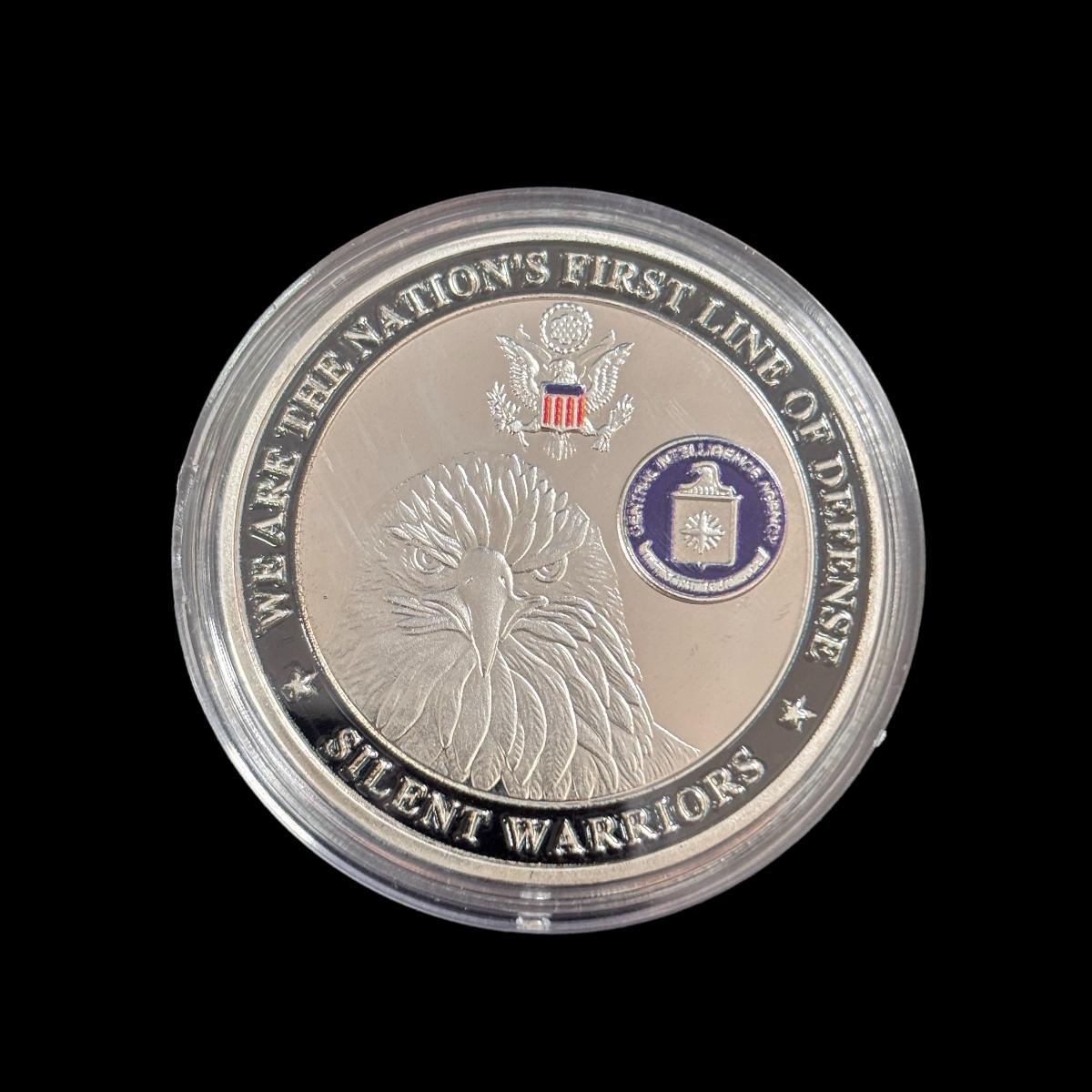 US CIA WE ARE THE NATION'S FIRST LINE OF DEFENSE Challenge Coin