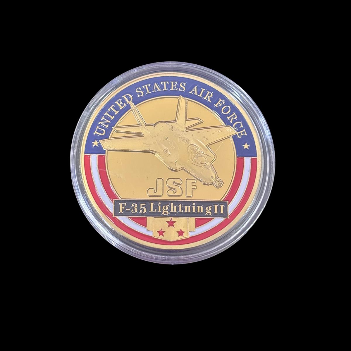 US AIR FORCE F-35 LIGHTNING ll Challenge Coin