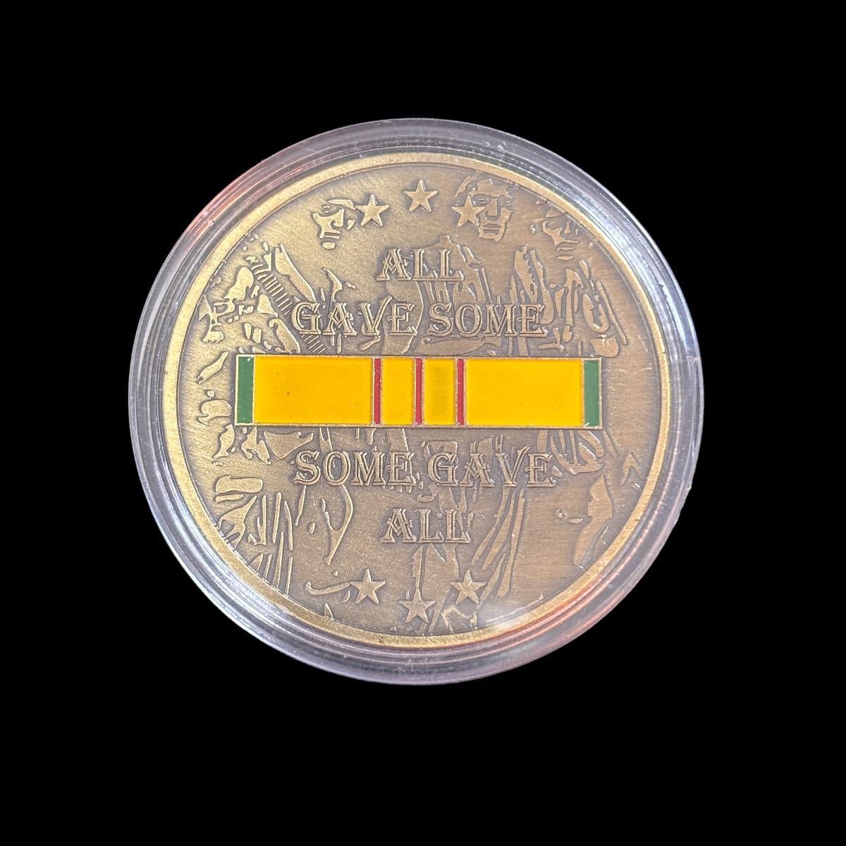 VIETNAM VETERAN ALL GAVE SOME Challenge Coin