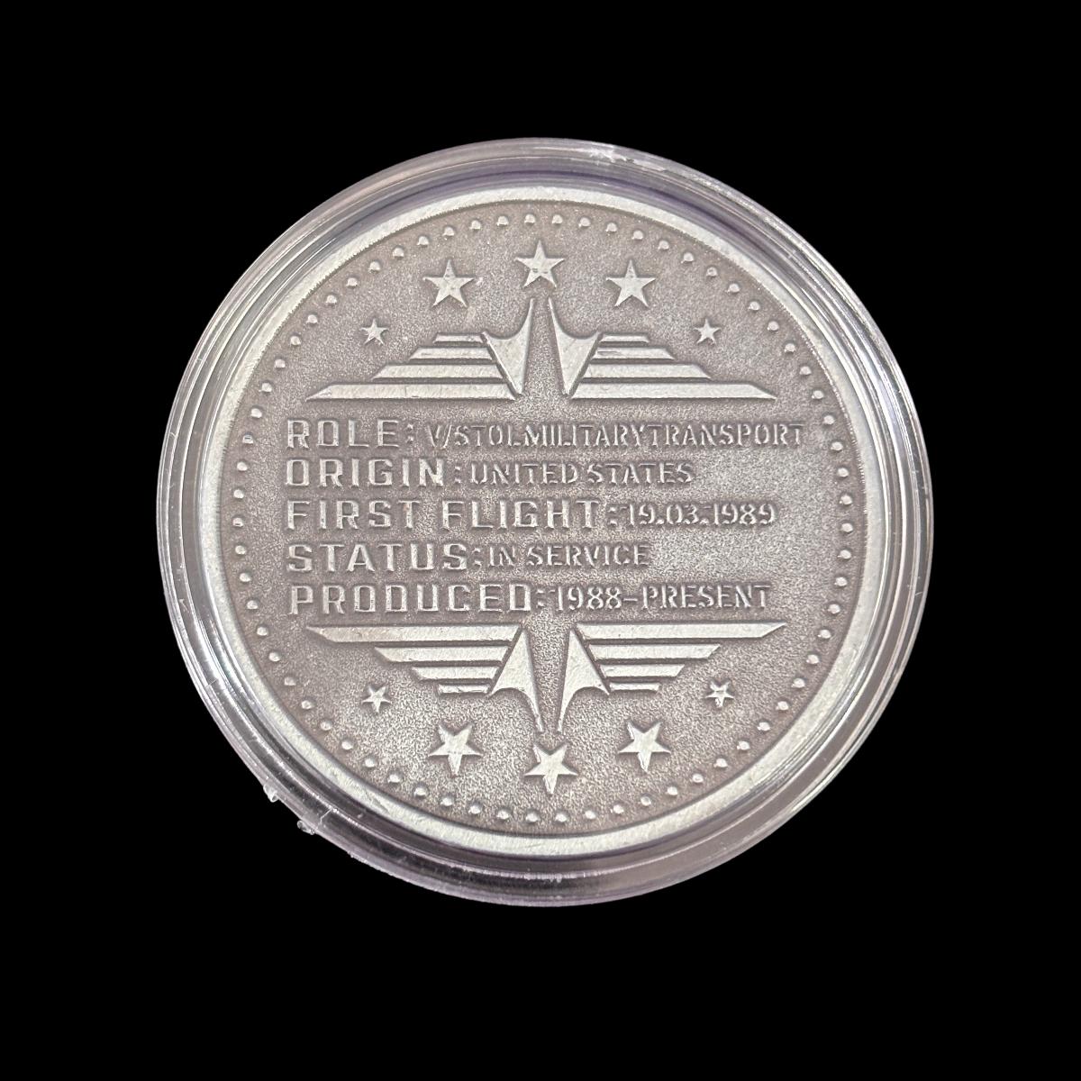 ROLE ORIGIN FIRST FLIGHT V-22 Challenge Coin