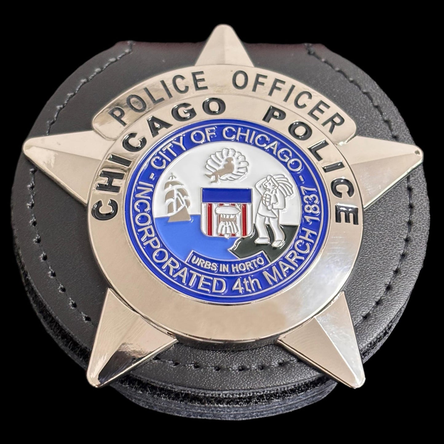 Réplique de l'insigne d'officier de police du CPD de Chicago, accessoire de film