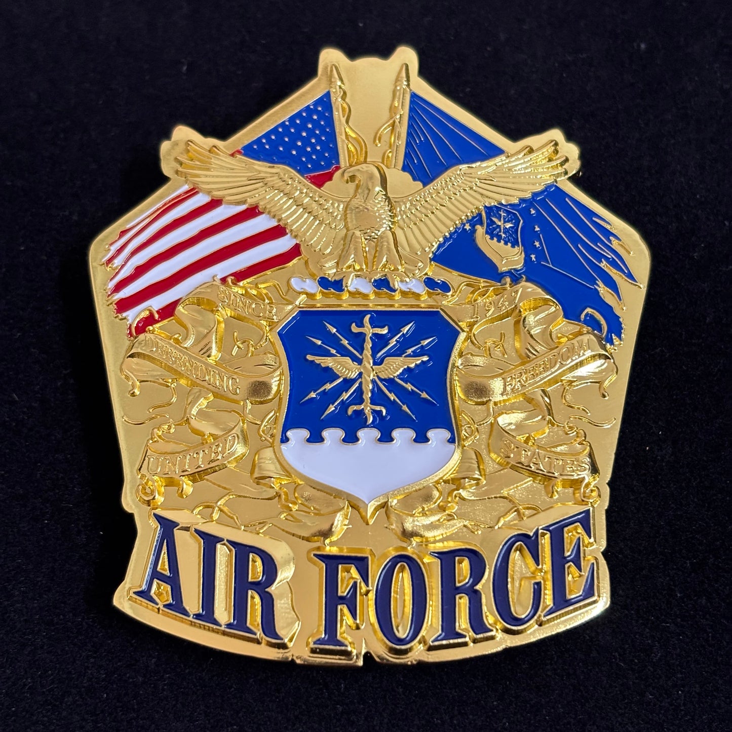 Réplique de l'insigne de l'US Air Force (accessoires de film) 