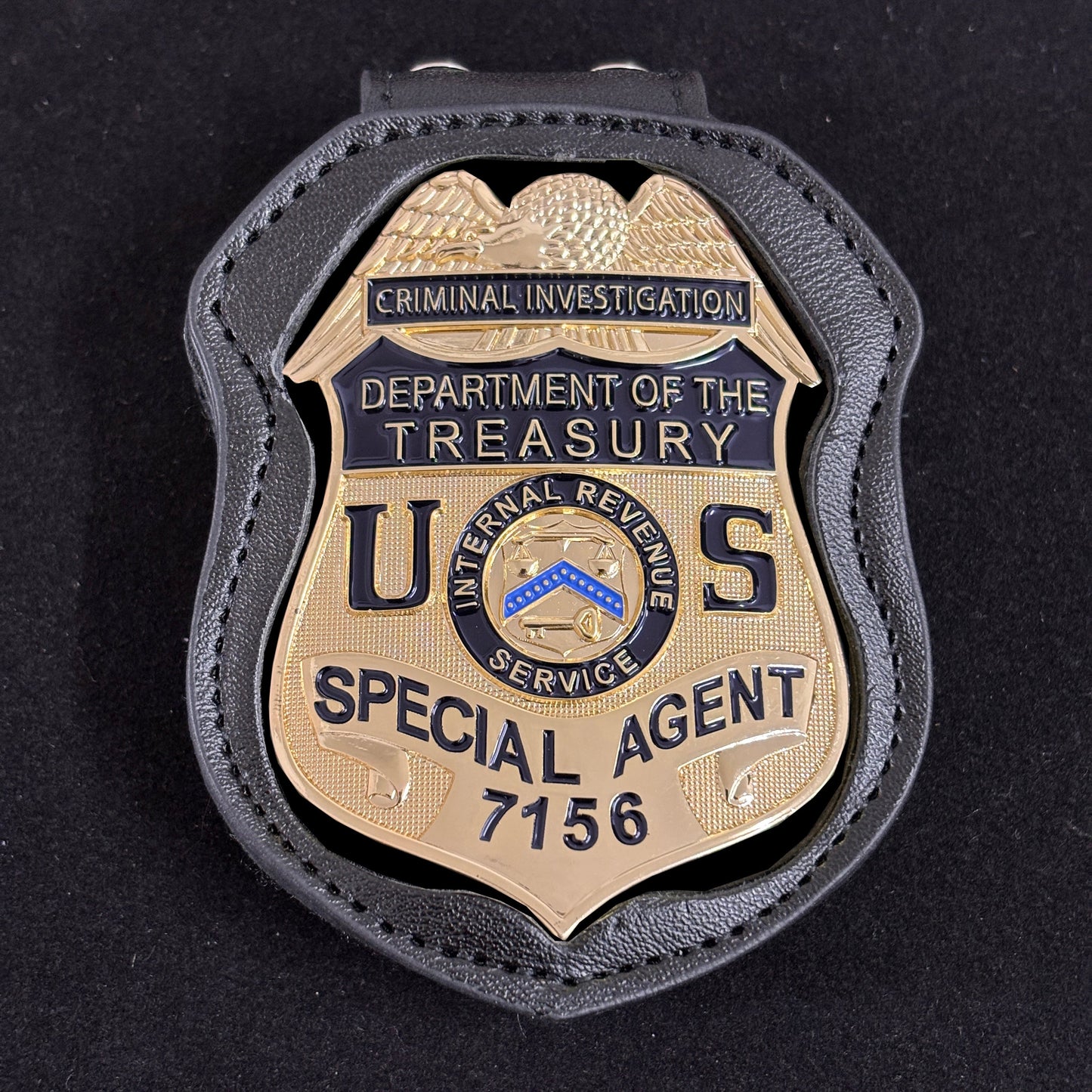 Kriminalpolizei Department of the Treasury Special Agent BADGE Replik Film Requisiten Nr. 7156 