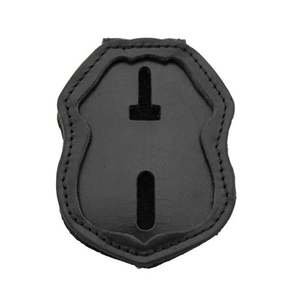 Premium Leather Badge Holder with Inset Design for US Federal Police Badges