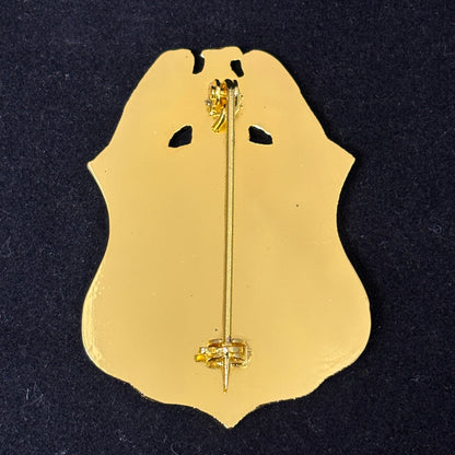 Réplique de l'insigne de superviseur du CBP américain, accessoire de film 