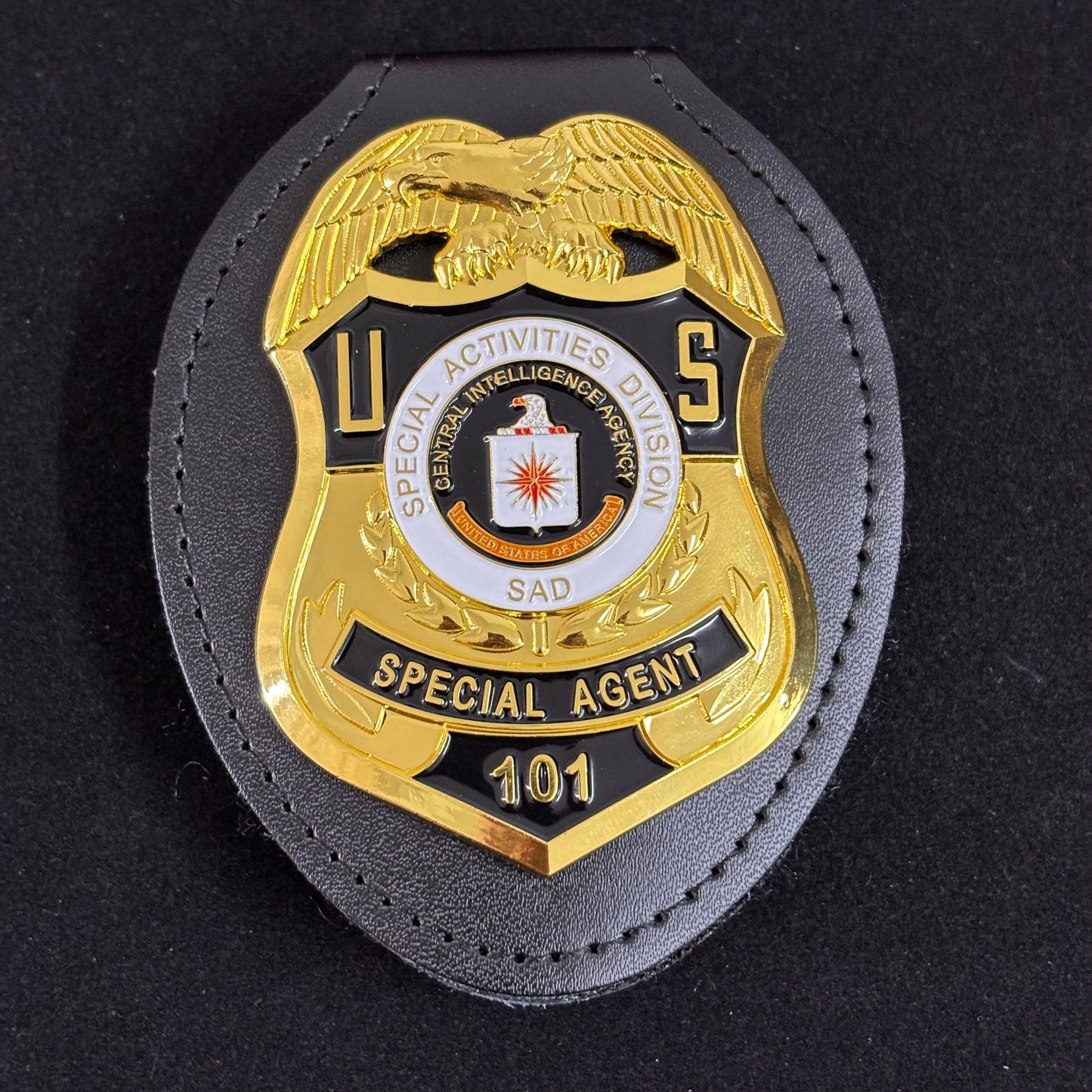 Réplique du badge d'agent spécial de la Division des activités spéciales, accessoires de cinéma 101 
