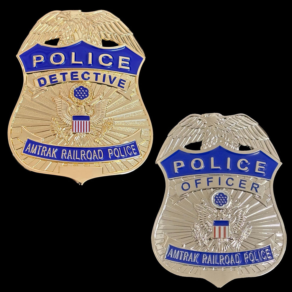2 US APD Police badge Set Replica Movie Props – Badgedepots