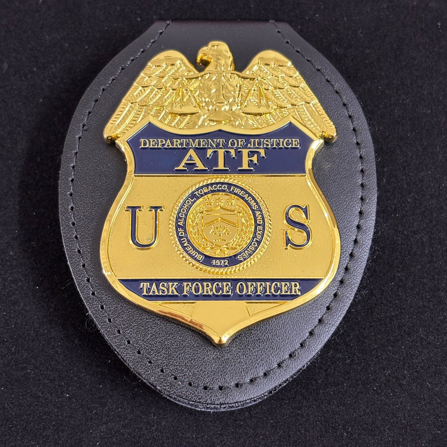 Réplique de l'insigne de l'US ATF TFO, accessoire de film 