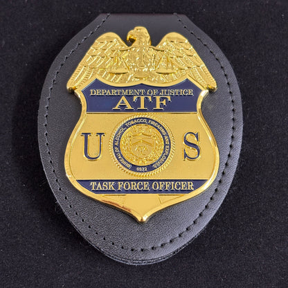 Réplique de l'insigne de l'US ATF TFO, accessoire de film 