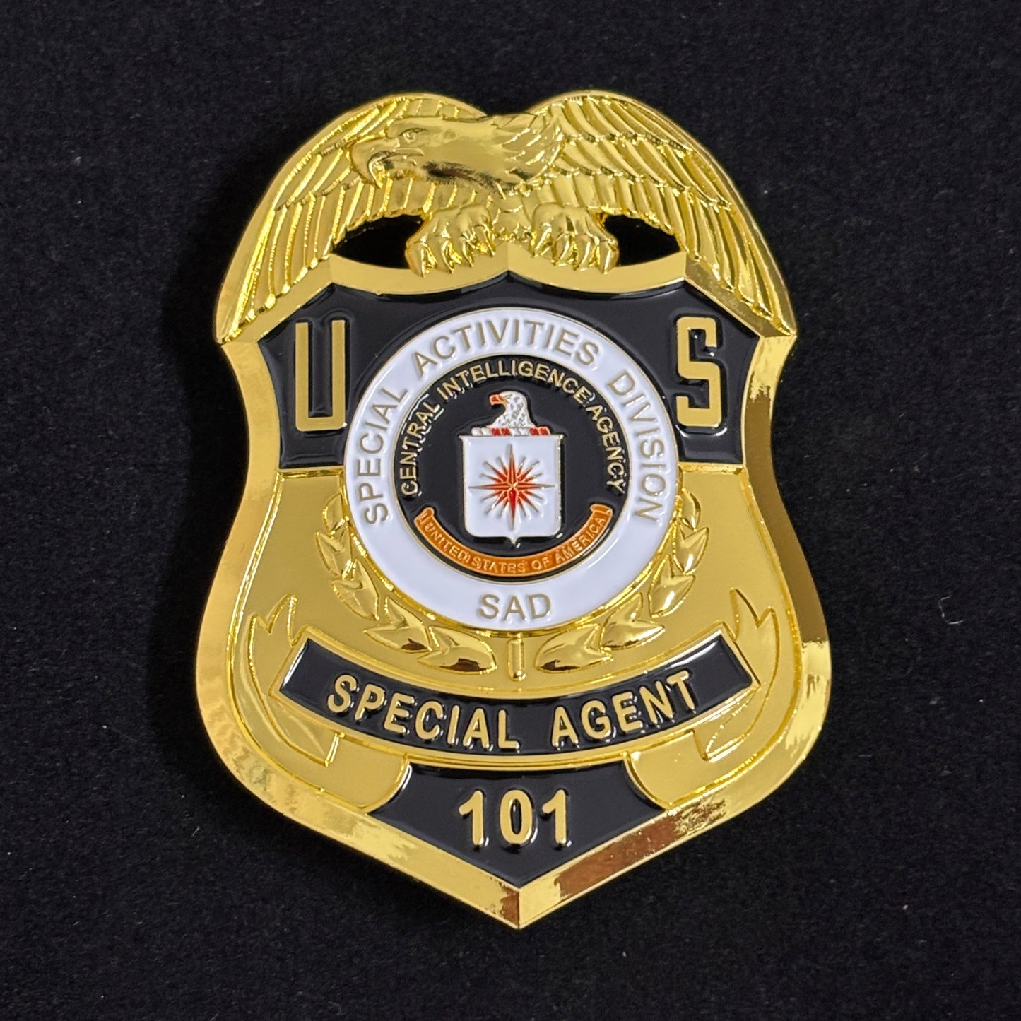 Réplique du badge d'agent spécial de la Division des activités spéciales, accessoires de cinéma 101 