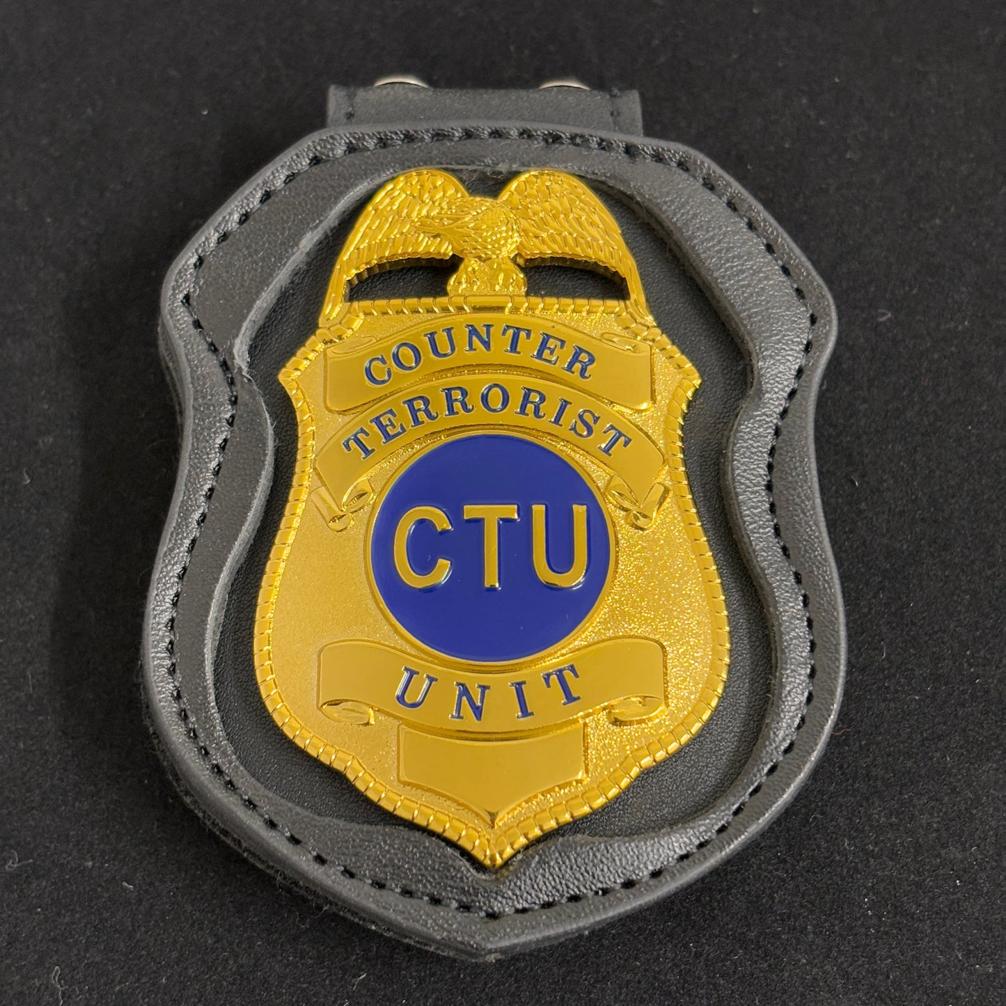 US Counter Terrorist Unit CTU Badge Replica Movie Props Customizable Number