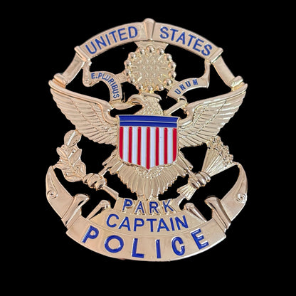 Captain US Park Police Badge  USPP Replica Movie Props