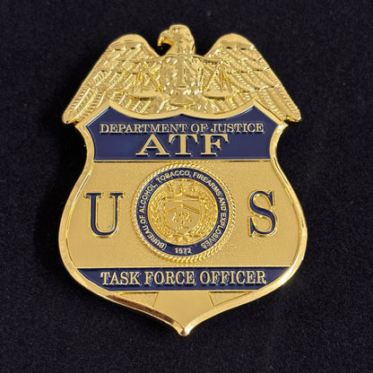 Réplique de l'insigne de l'US ATF TFO, accessoire de film 