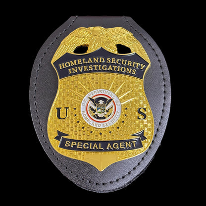 US Homeland Security Investigations Spezialagent HSI Replik Filmrequisiten-Abzeichen 