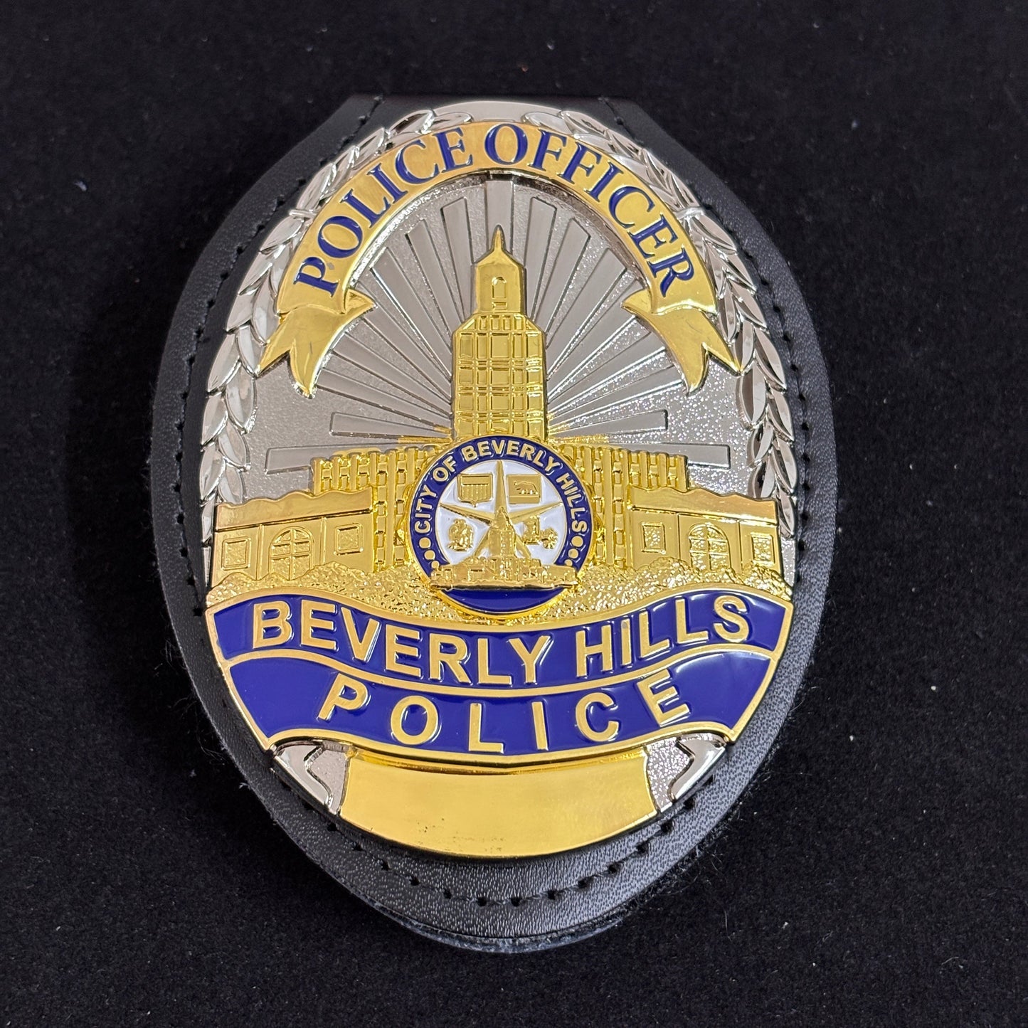 US Beverly Hills Detective Police Badge Replica Movie Props Customizable number