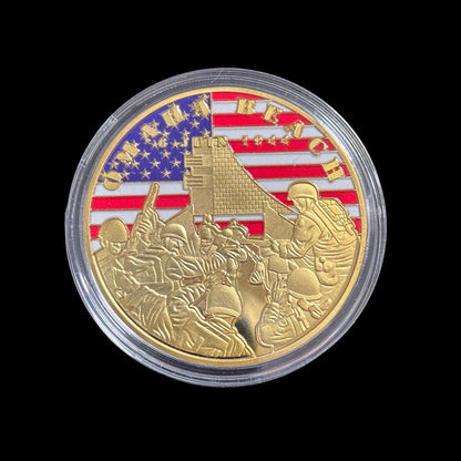 UTAH BEACH OMAHA BEACH Challenge Coin