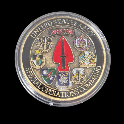 UNITED STATES ARMY SPECIAL OPERATIONS COMMAND Challenge Coin