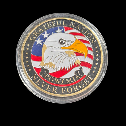 GRATEFUL NATION NEVER FORGET Challenge Coin