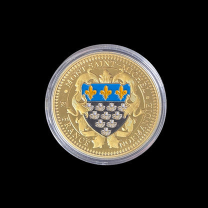 MONT SAINT-MICHEL FRANCE NORMANDlE Challenge Coin