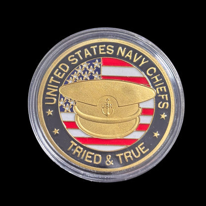 U.S. NAVY CHIEFS TRIED & TRUE Challenge Coin
