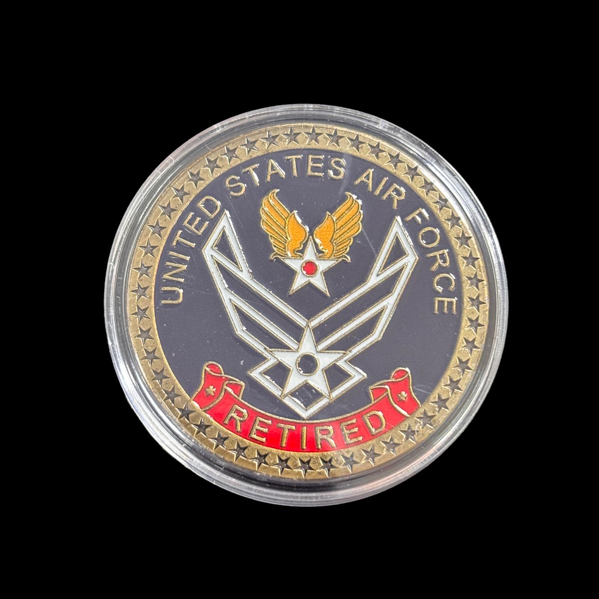 U.S. AIR FORCE RETIRED Challenge Coin