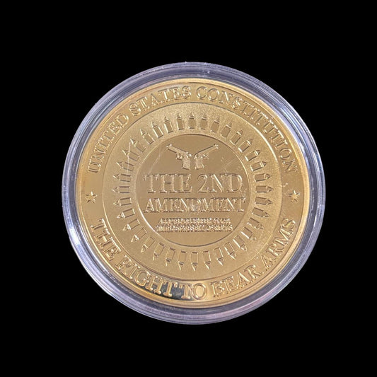 U.S. CONSTITUTION THE RIGHT TO BEAR ARMs Challenge Coin