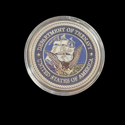 U.S. DEPT. OF THE NAVY USS THEODORE ROOSEVELT Challenge Coin