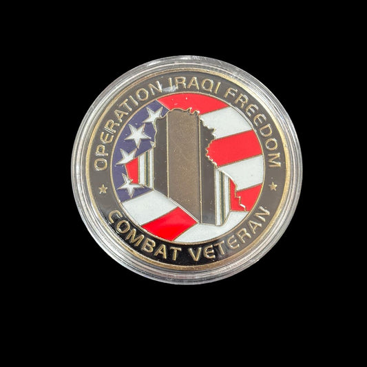OPERATION IRAQI FREEDOM COMBAT VETERAN OlF Challenge Coin