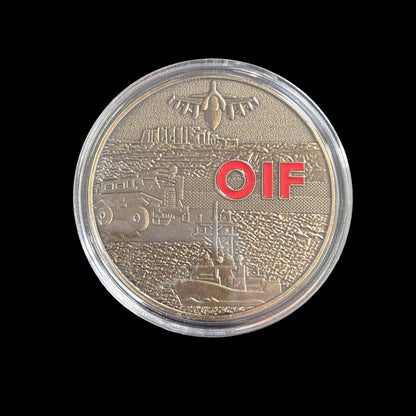 OPERATION IRAQI FREEDOM COMBAT VETERAN OlF Challenge Coin