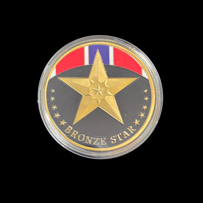 BRONZE STAR HEROIC OR MERITORIOUS ACHIEVEMENT Challenge Coin