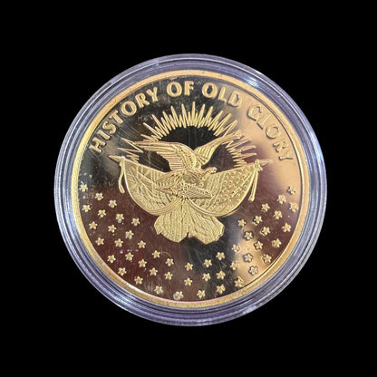 BETSY ROSS FLAG HISTORY OF OLD GLORY Challenge Coin