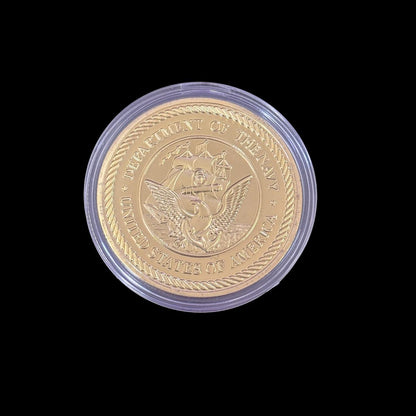 U.S. DEPT. OF THE NAVY SEAL TEAM Challenge Coin