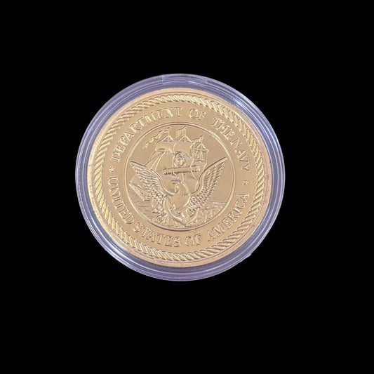 U.S. DEPT. OF THE NAVY SEAL TEAM Challenge Coin