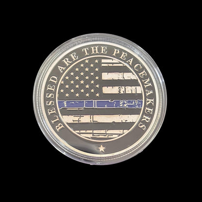 BLESSED ARE THE PEACEMAKERS SAINT MICHAEL Challenge Coin