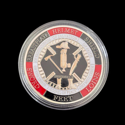 PUT ON THE ARMOR OF GOD PRAY ALWAYs Challenge Coin