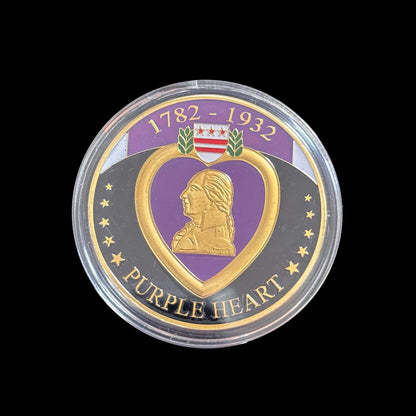 MERIT PURPLE HEART 1782-1932 Challenge Coin