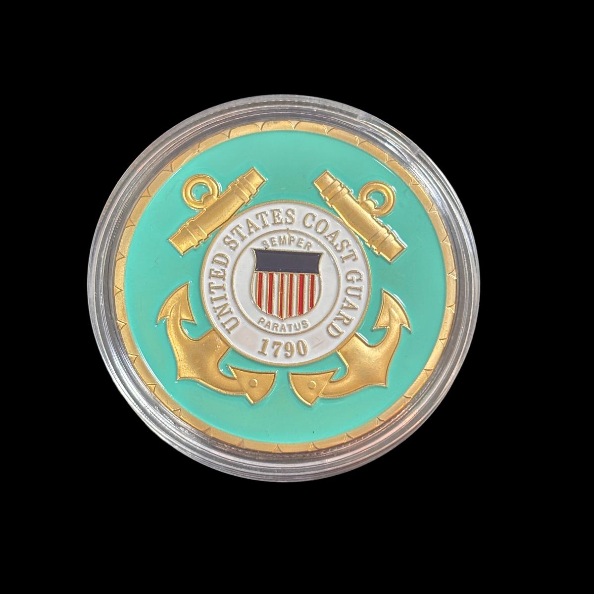 GREAT SEAL OF THE UNITED STATES WASHINGTON,D.C. COAST GUARD Challenge Coin