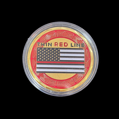 THIN RED LINE FIRE RESCUE Challenge Coin