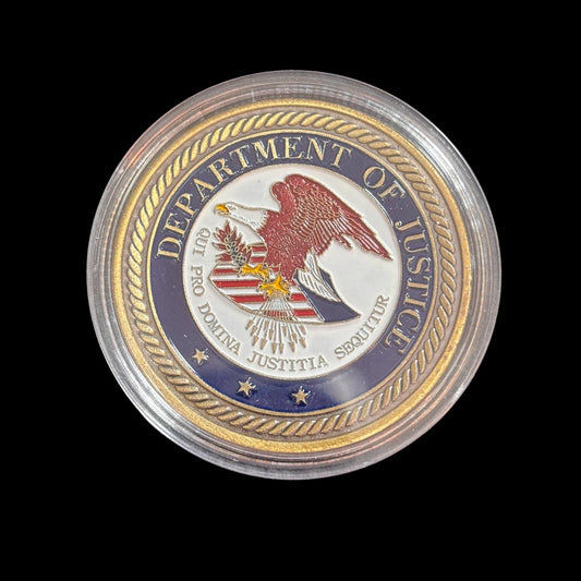 DEPT. OF JUSTICE Challenge Coin