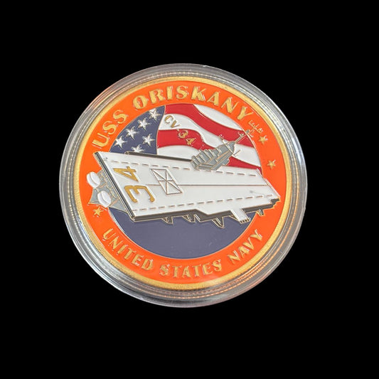 US NAVY USS ORISKANY Challenge Coin
