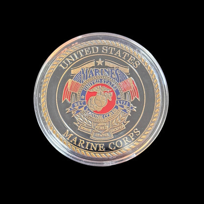 US MARINE CORPS RELEASE THE DOGS OF WAR Challenge Coin