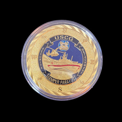 US COAST RESERVE SEMPER PARATUS Challenge Coin